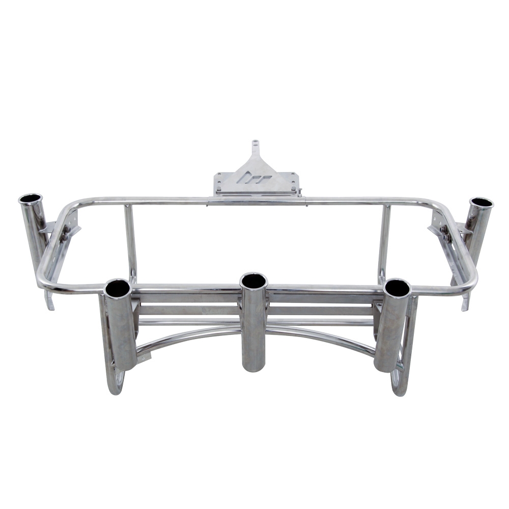 Manta Jet Ski Frame and 70L Icey-Tek Chilly Bin with 5 Rod Holders - White