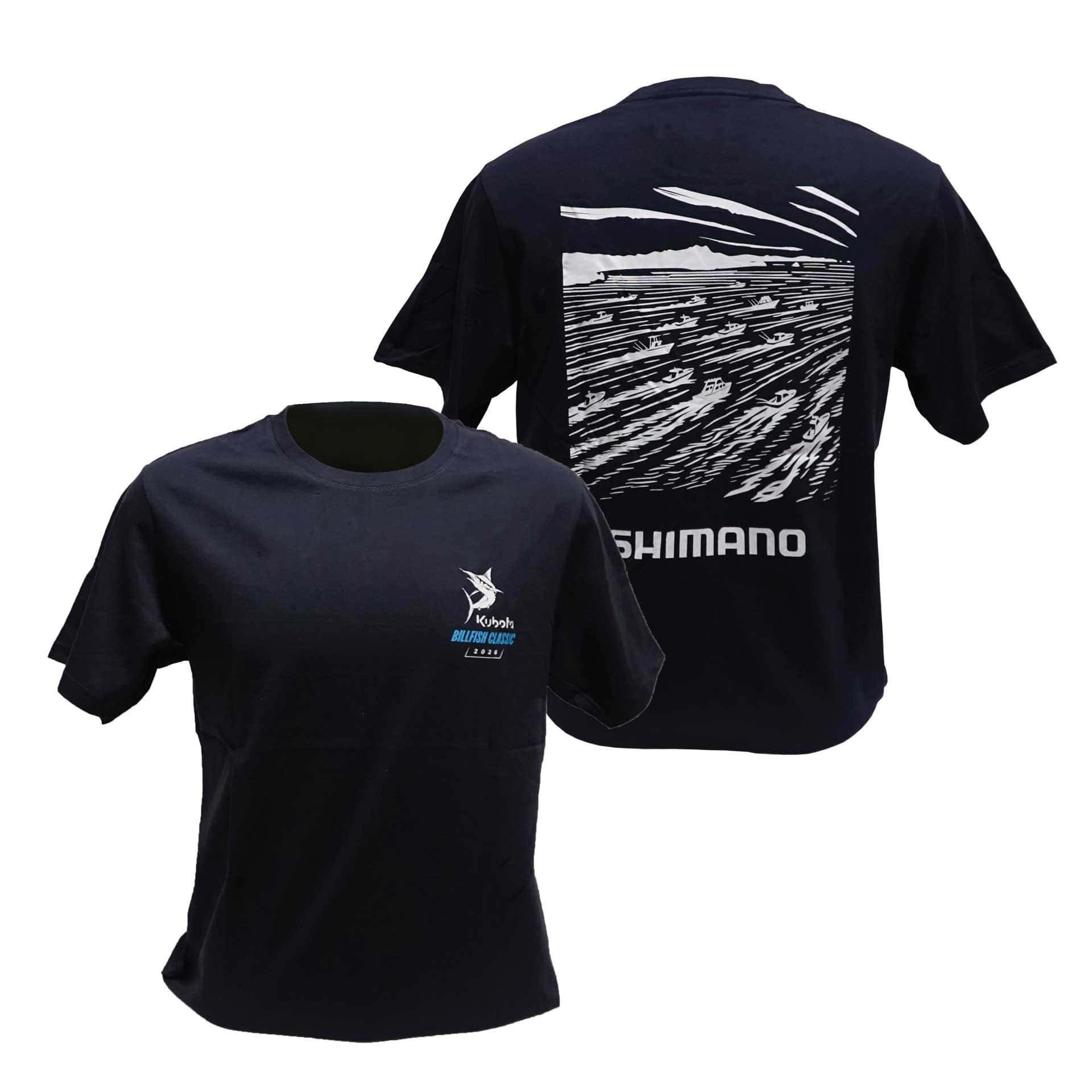 Shimano Kubota Billfish Classic 2026 T-Shirt Navy