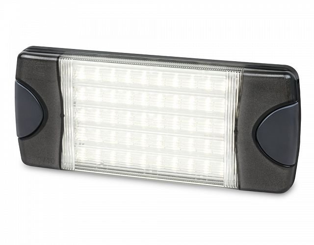 Hella Marine DuraLED Combi-S White 50 LED Lamp Wide Spread Charcoal Lens