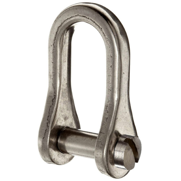 Ronstan RF615 Standard Dee Shackle with 5/32inch Slotted Pin 15 x 10mm