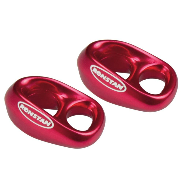 Ronstan RF8080R-2 SHOCK Sheaveless Block 5mm (Pair) Red