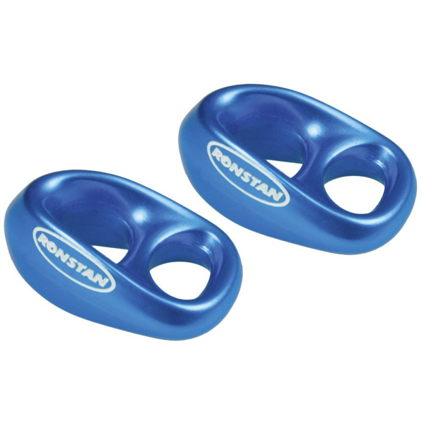 Ronstan RF8080BLU-2 SHOCK Sheaveless Block 5mm (Pair) Blue