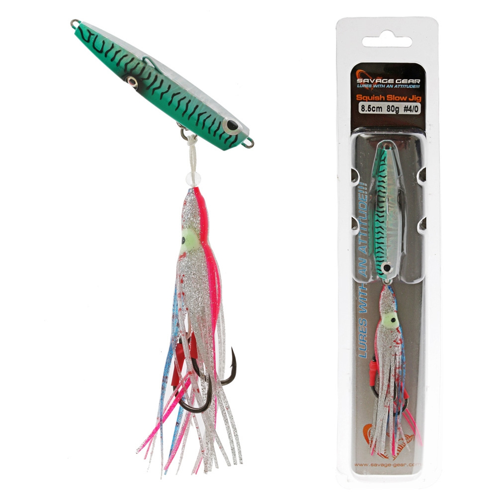 Savage Gear Squish Slow Jig 80g Green Mackerel