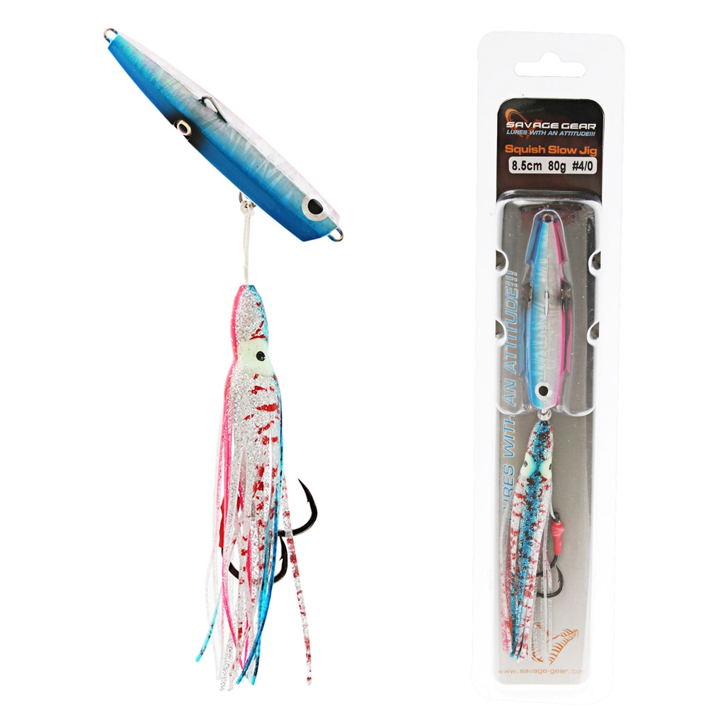 Savage Gear Squish Slow Jig 80g Pink Flash