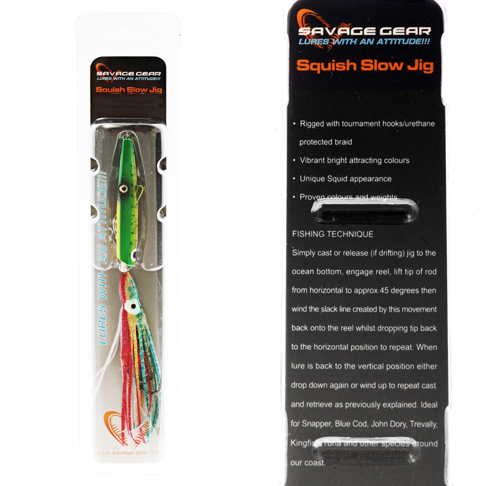 Savage Gear Squish Slow Jig 100g Dorado 