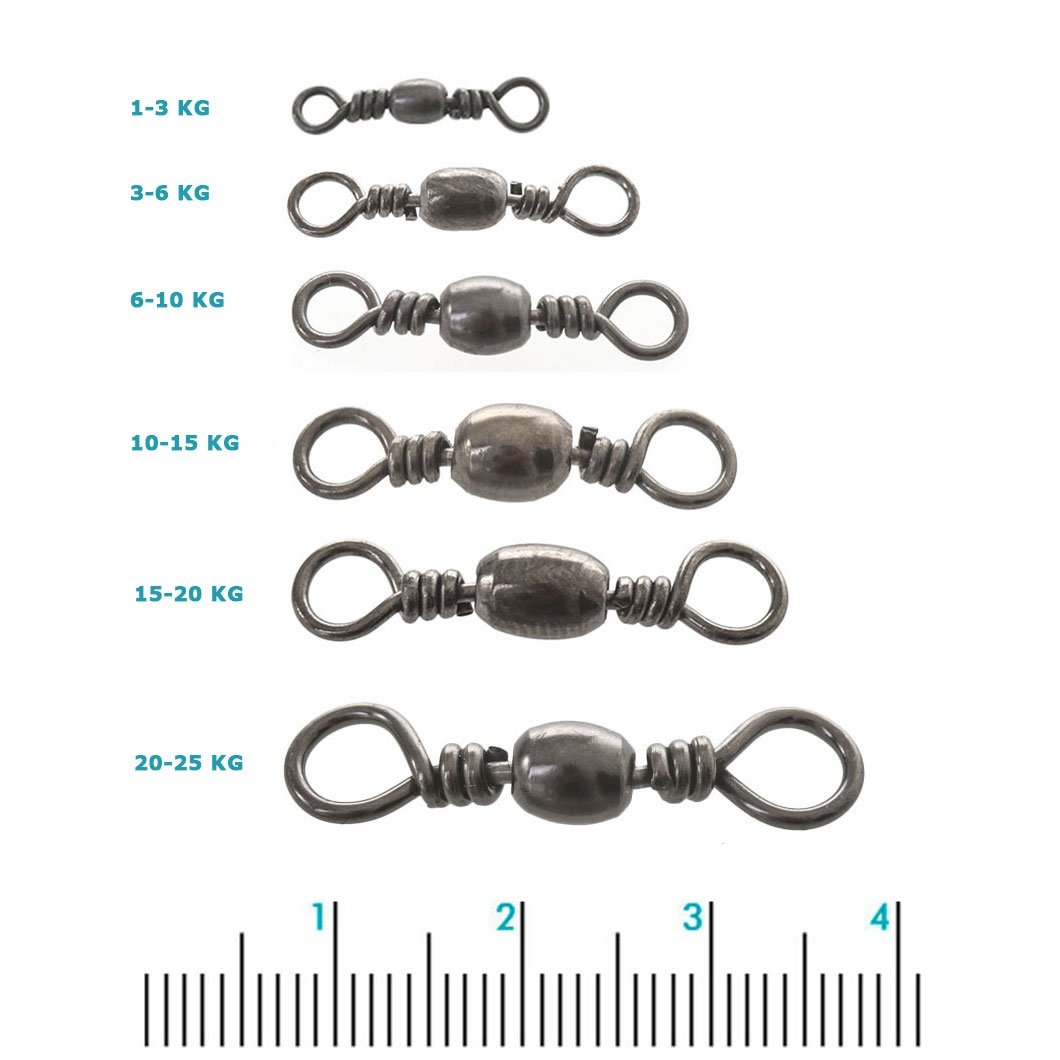VMC Barrel Swivels 1-3kg Qty 20