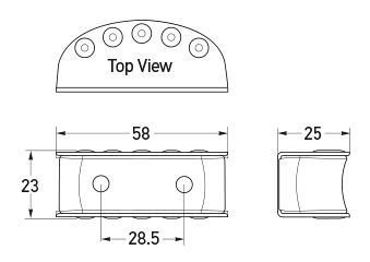 Hella Marine DuraLED Cab Marker/Supplementary Side Direction Indicator Lamp Polished S/S