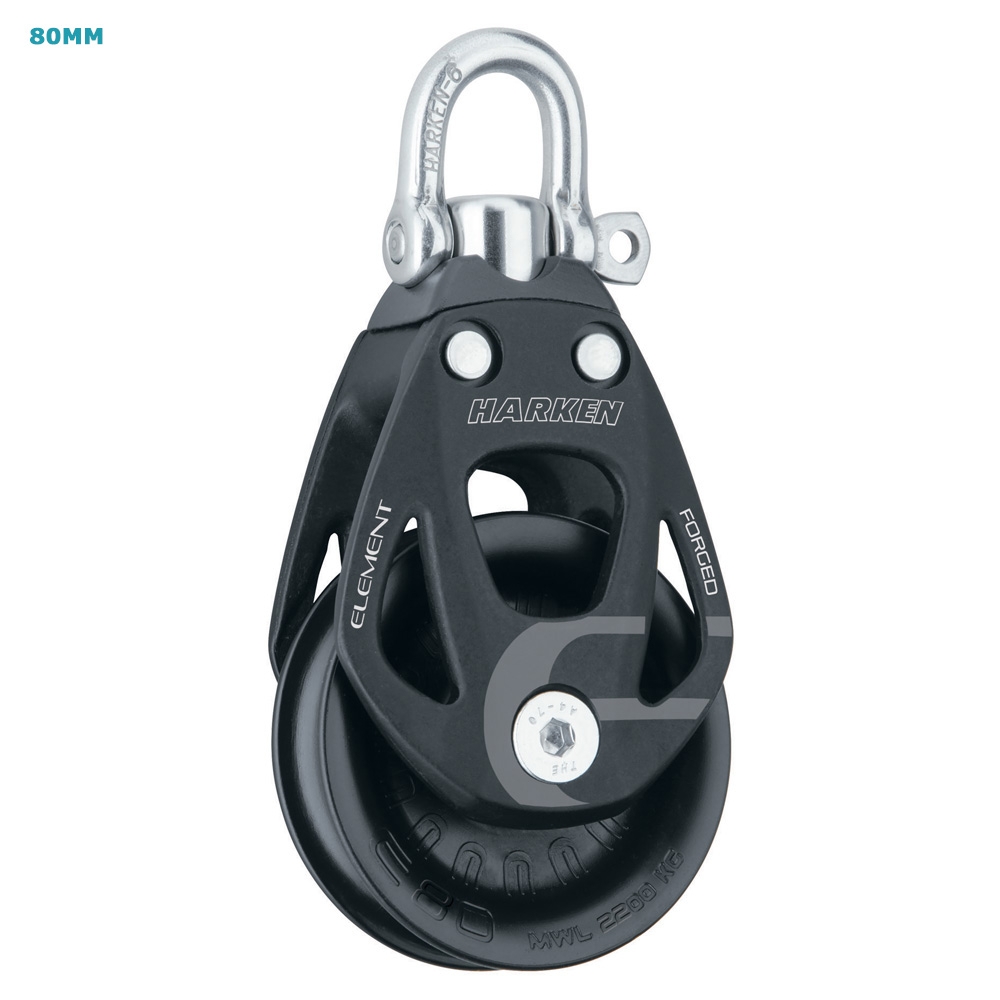 Harken Element Aluminium Single Swivel Block