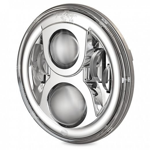 Hella Marine 7in Round LED Headlamp High/Low Beam Insert