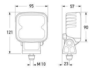 Hella Marine Q90 Compact LED Reversing Lamp