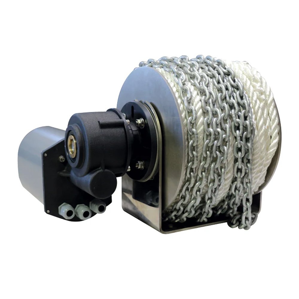 Lofrans Drum Winch with Installation Kit 1000W 12V 300mm