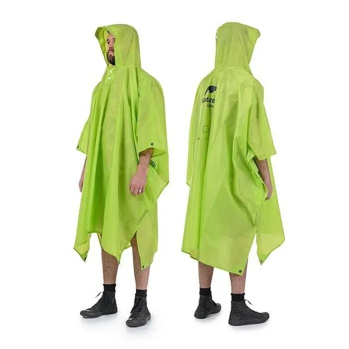 Naturehike 20D Hiking Poncho / Mat / Canopy Green