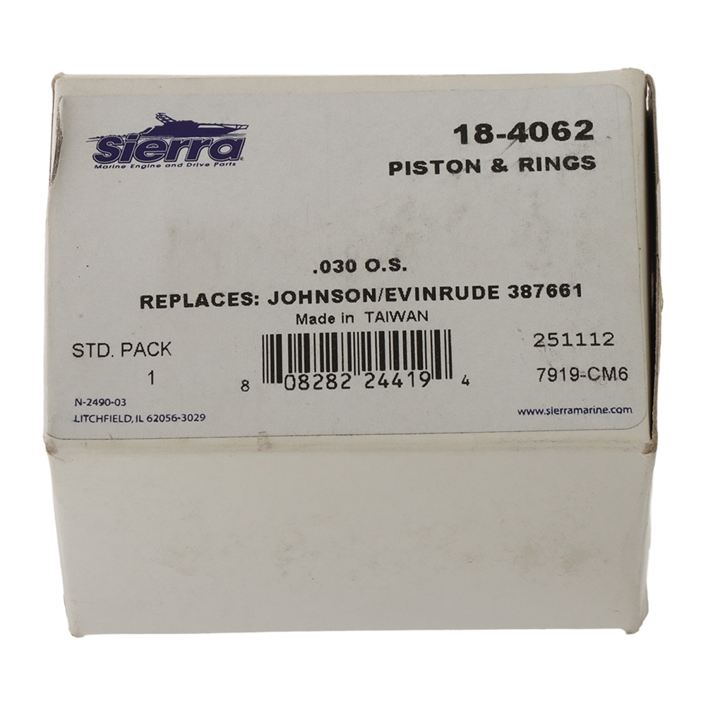 Sierra 18-4062 Marine Piston for Johnson/Evinrude Outboard Motor