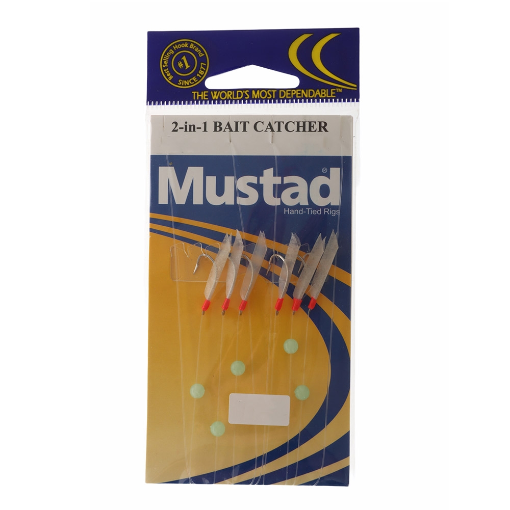 Mustad 3 Hook Sabiki Rigs Twin Pack Size 10