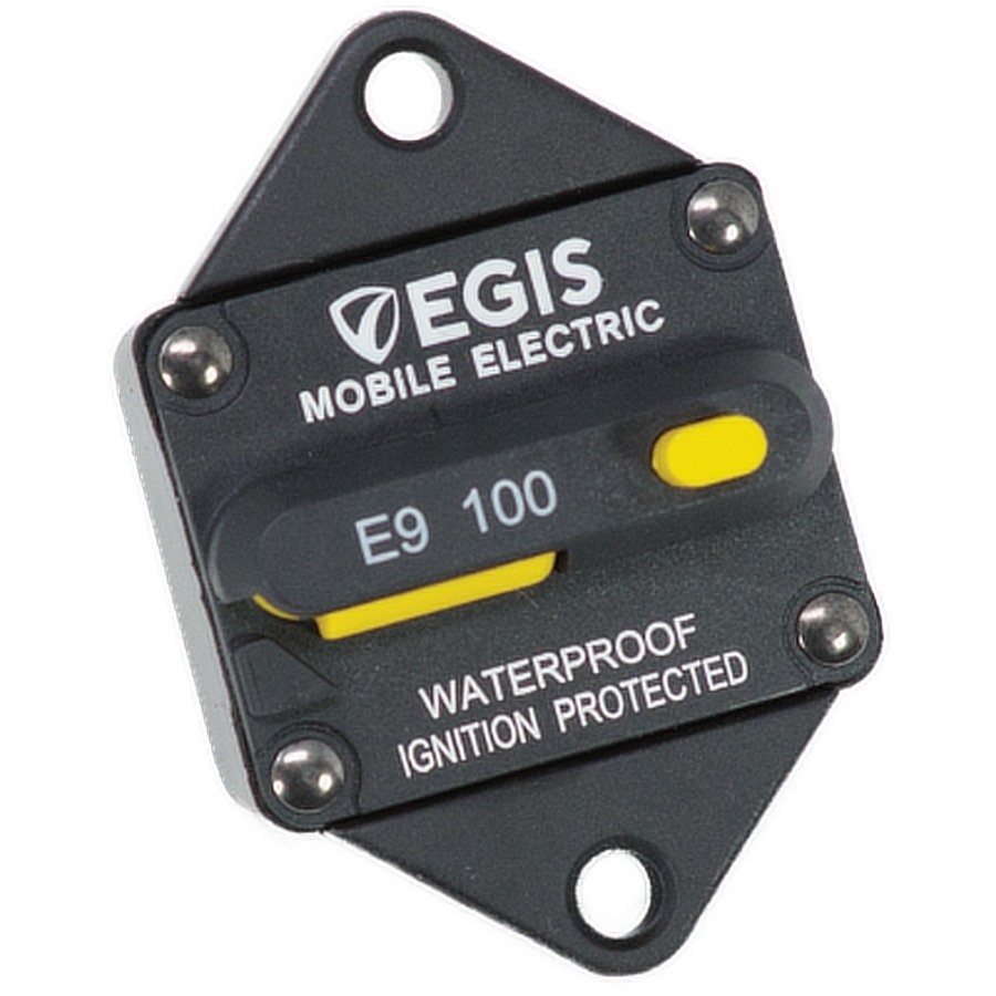 Egis Mobile Electric Thermal Circuit Breaker 100 A Panel Mount