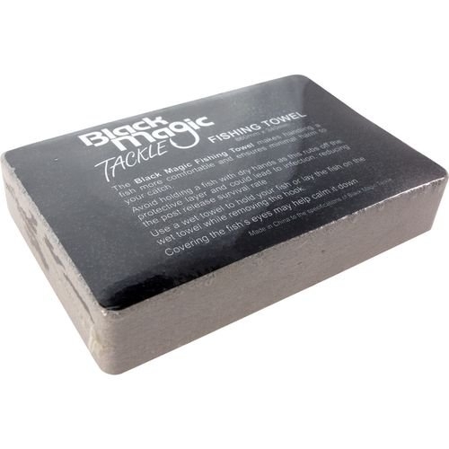 Black Magic Fishing Towel - Compressed 120 x 70mm