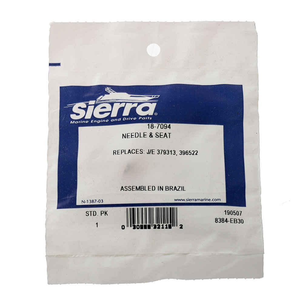 Sierra 18-7094 Marine Needle and Seat for Johnson/Evinrude Outboard Motor