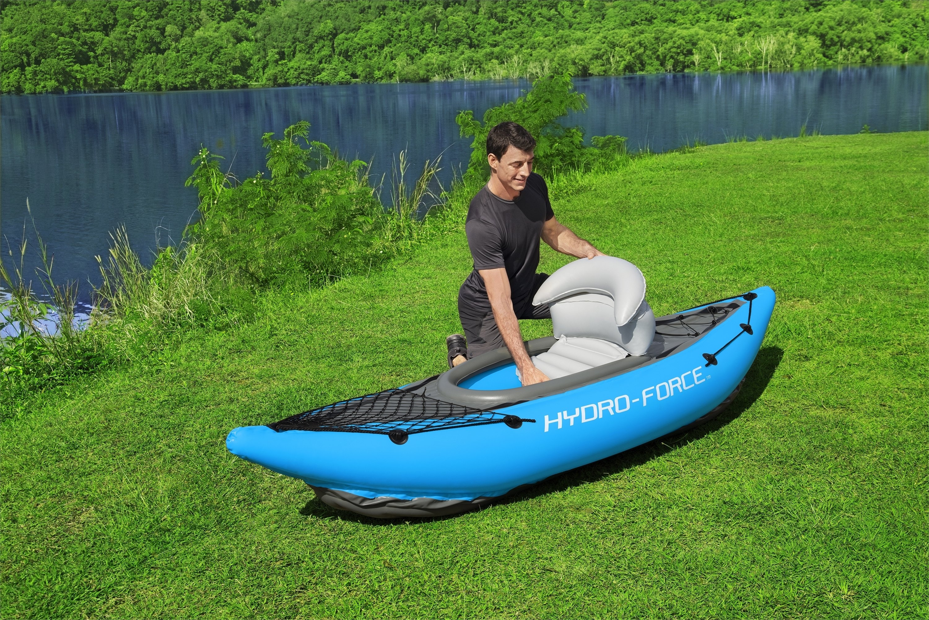 Hydro-Force Cove Champion Inflatable Kayak 9ft