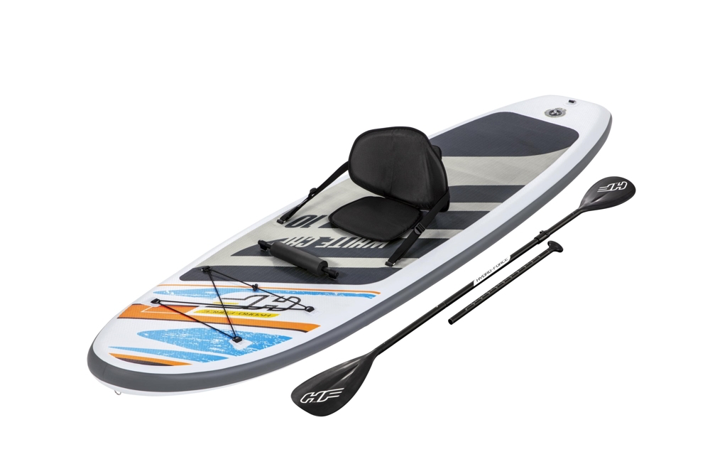 Hydro-Force White Cap Convertible Inflatable SUP Kayak 10ft