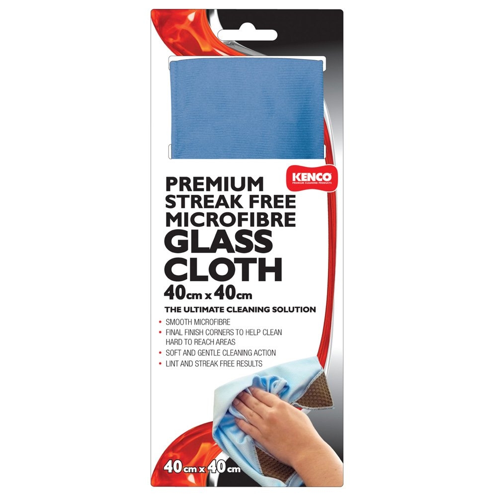Kenco Microfibre Glass Cloth 40x40cm
