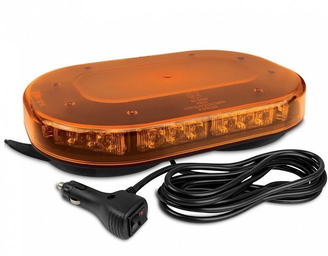 Hella Marine LED Micro Light Bar 100 Amber Lens Magnetic Mount