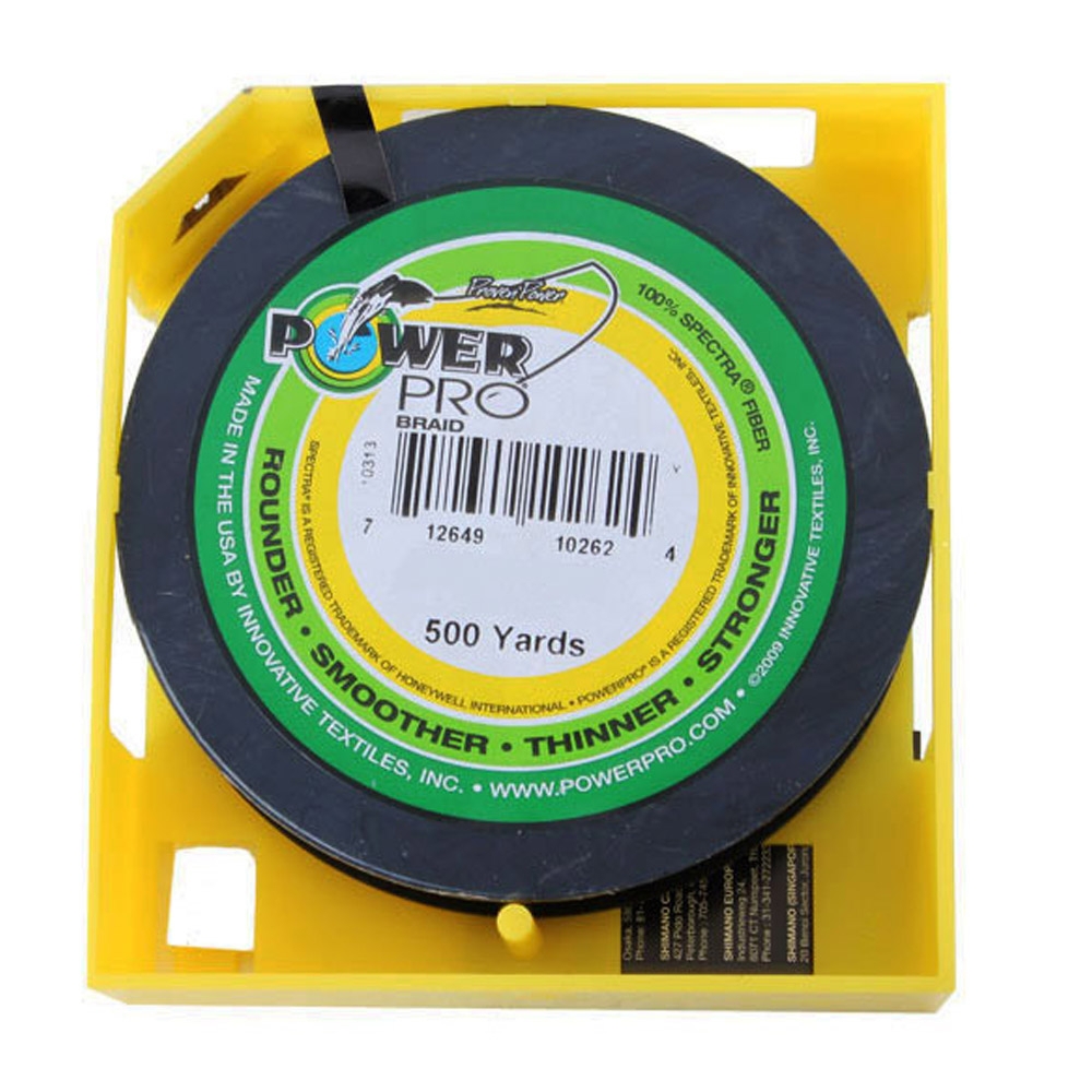 PowerPro High-Visibility Yellow Braid 500yd 80lb