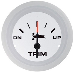 VeeThree Trim Gauge Arctic White for Mercury/Marine/Cobra/Volvo and Yamaha