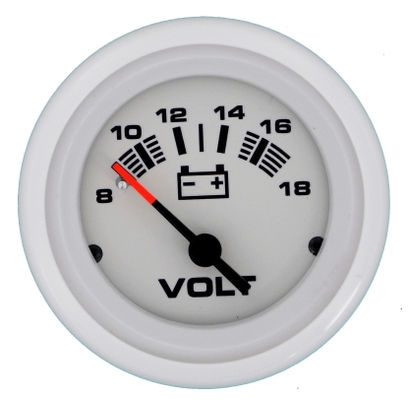 Sierra 68383P Arctic Voltmeter 2in 8-18VDC