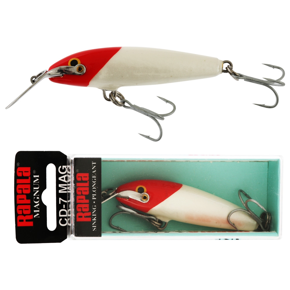 Rapala Magnum CD-7 Sinking Lure 7cm Red Head