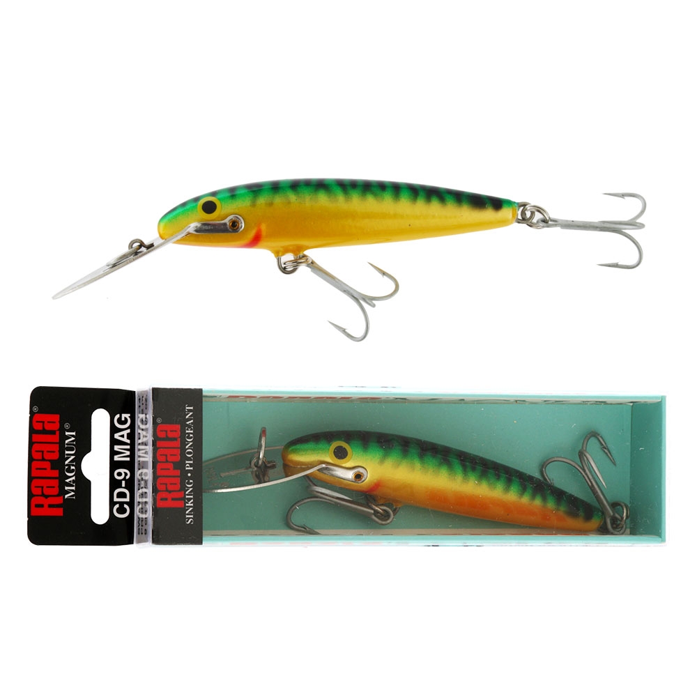Rapala CountDown CD-9 Magnum Sinking Lure 9cm Green Mackerel