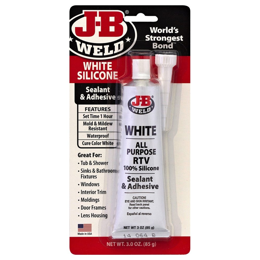 J-B Weld All Purpose RTV Silicone Sealant and Adhesive 85g White