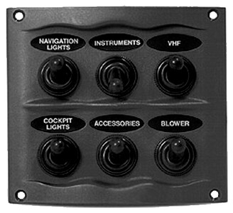 BEP 6 Way Switch Panel