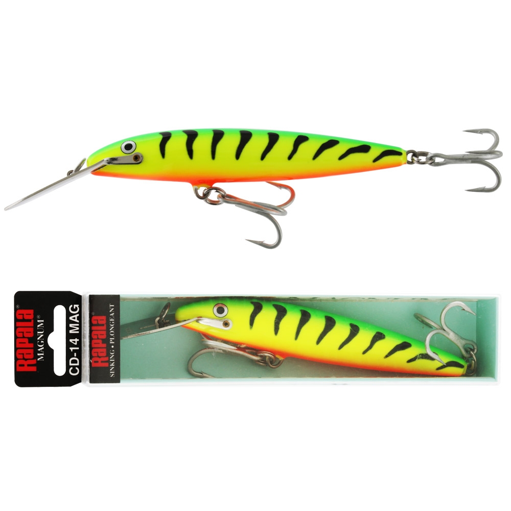Rapala Magnum CD-14 Sinking Lure 14cm 36g Firetiger