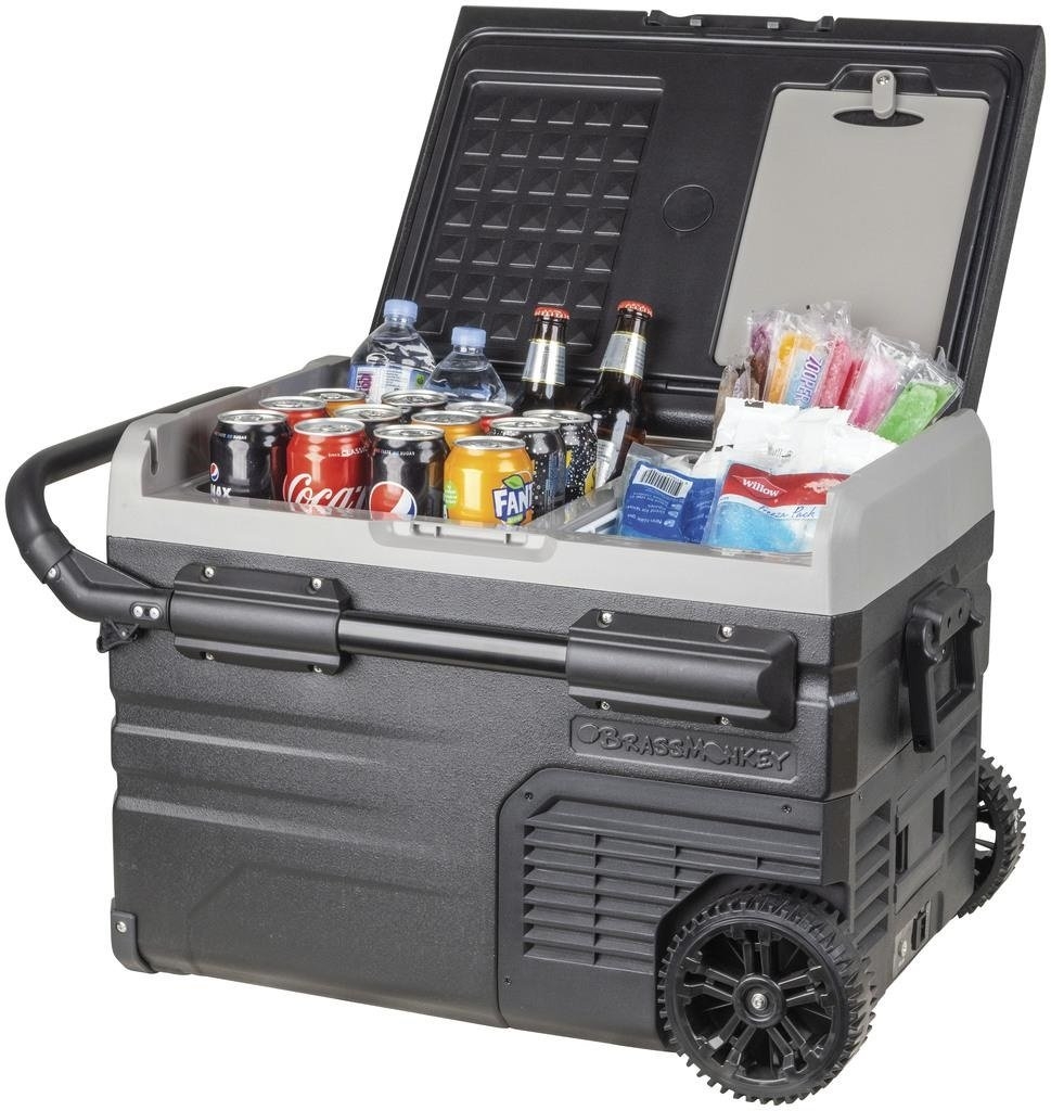 Brass Monkey Dual Zone Portable Fridge/Freezer with Battery Compartment 35L 12/24V DC Solar Ready