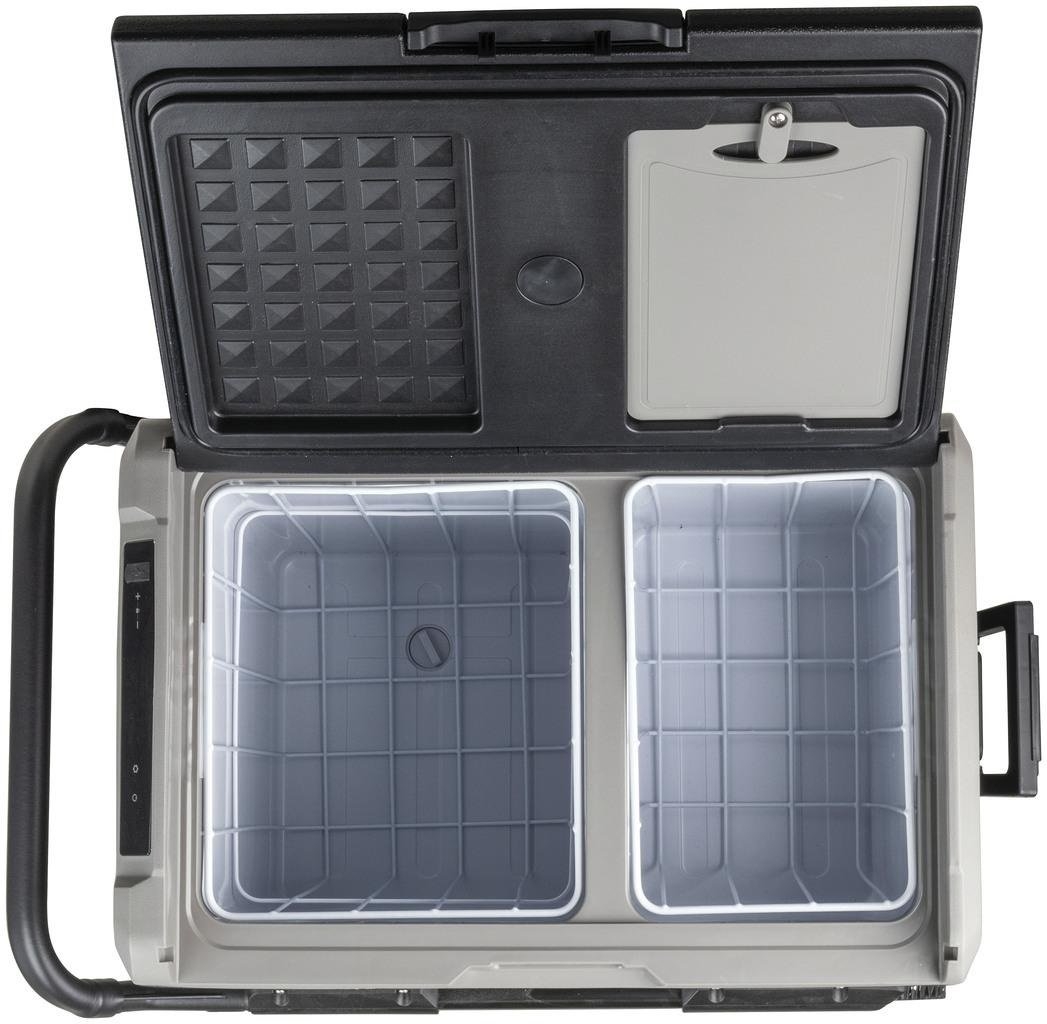 Brass Monkey Dual Zone Portable Fridge/Freezer with Battery Compartment 35L 12/24V DC Solar Ready