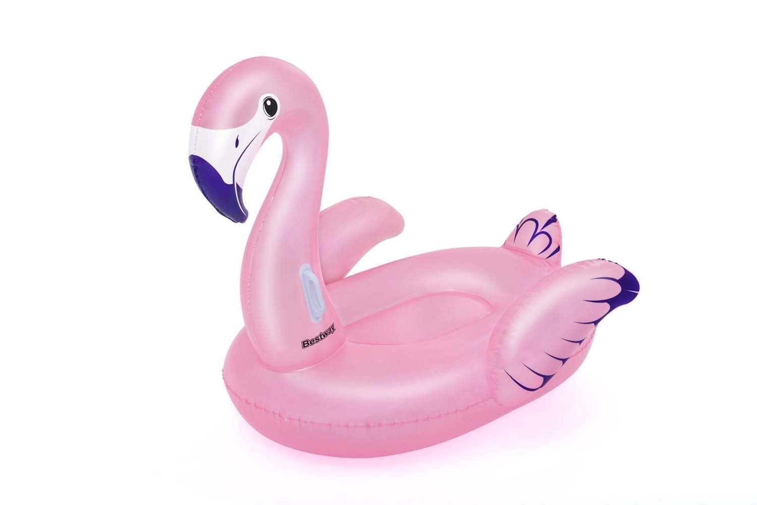 Bestway Luxury Flamingo Ride-On Inflatable Pool Float 1.53 x 1.43m