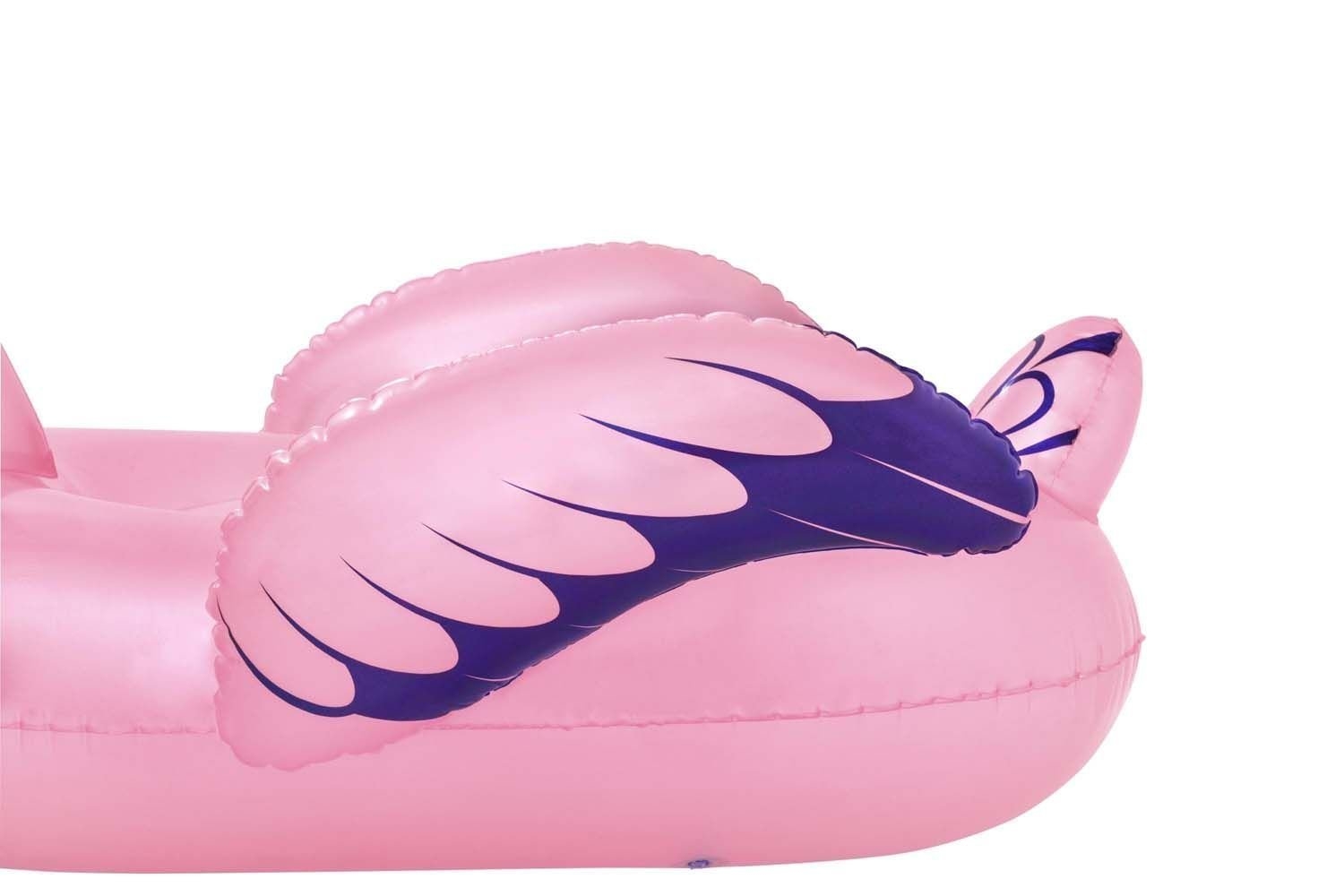 Bestway Luxury Flamingo Ride-On Inflatable Pool Float 1.53 x 1.43m