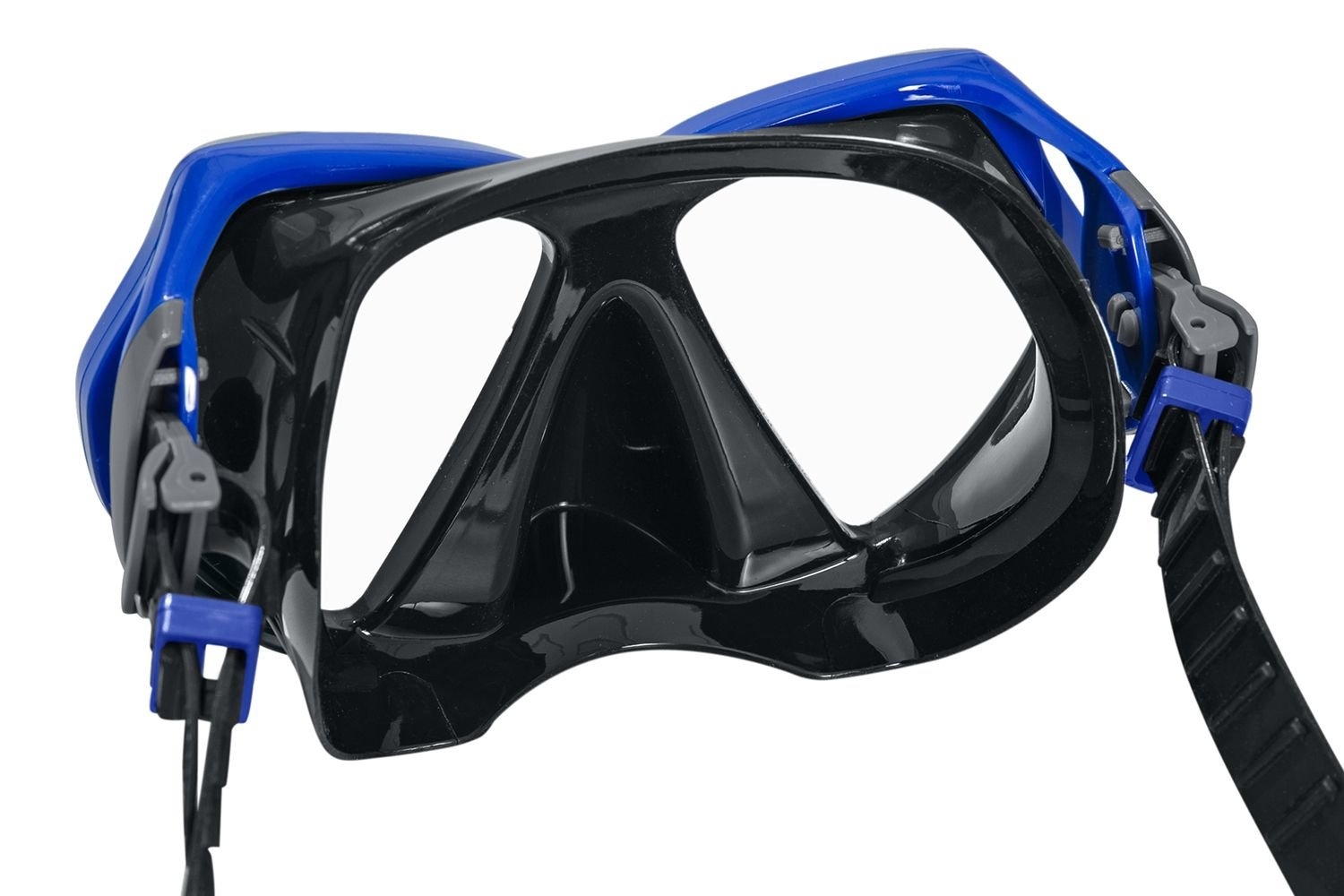 Bestway Dominator Pro Adult Mask and Snorkel Set Black/Grey/Blue