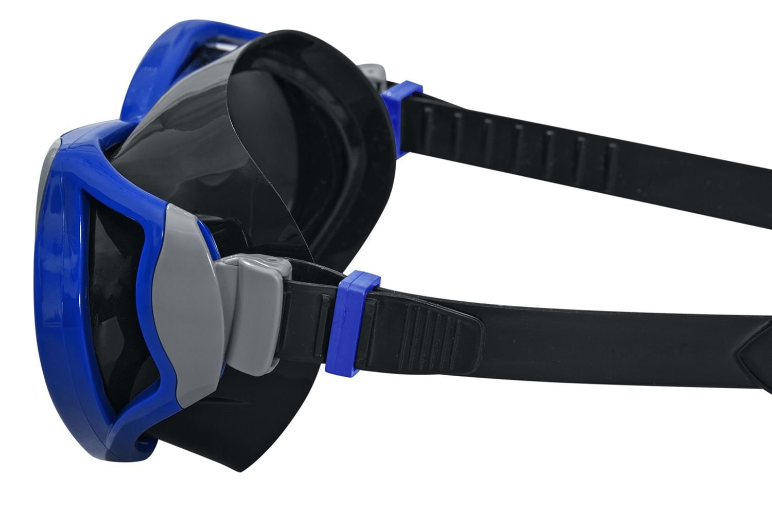 Bestway Dominator Pro Adult Mask and Snorkel Set Black/Grey/Blue
