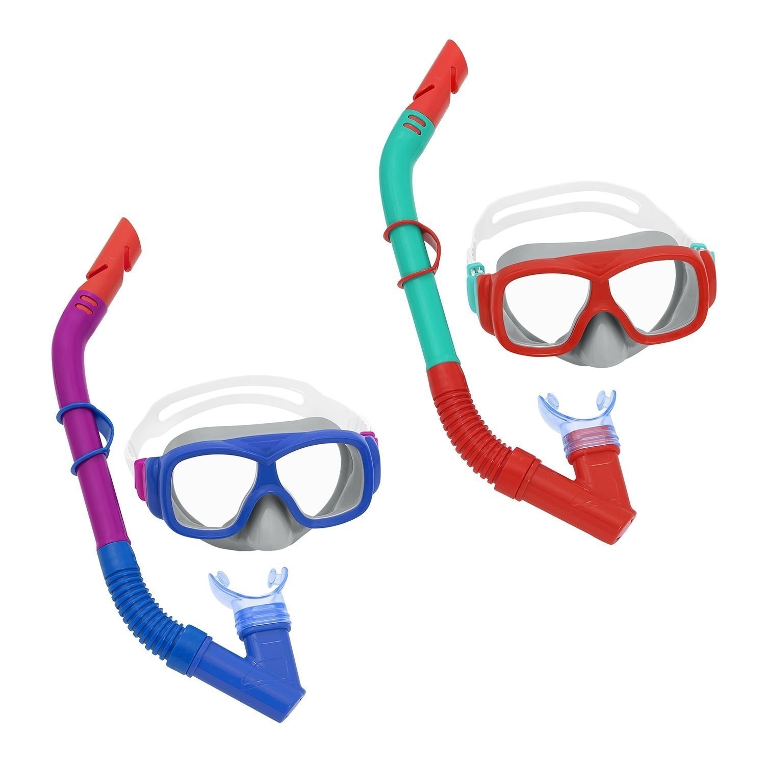 Bestway Explora Youth Mask and Snorkel Set Orange/Aqua