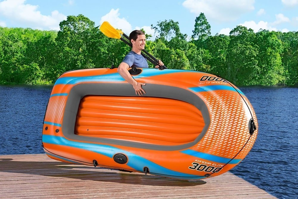 Bestway Kondor Elite 3000 Inflatable Raft Set including Pump and Oars 8ft 1in