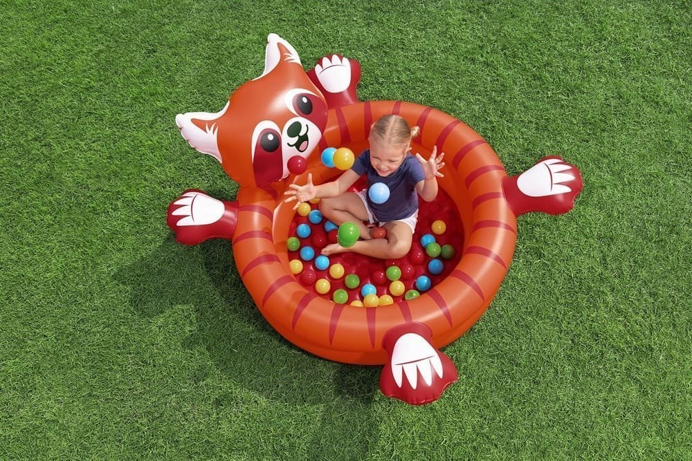 Bestway Playful Red Panda Inflatable Ball Pit 107cm