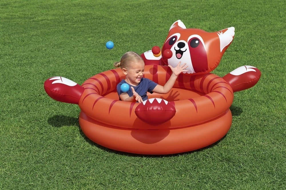 Bestway Playful Red Panda Inflatable Ball Pit 107cm