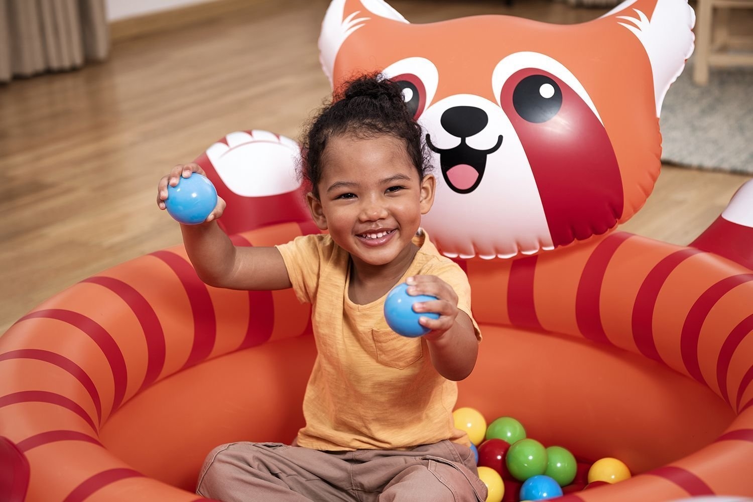 Bestway Playful Red Panda Inflatable Ball Pit 107cm