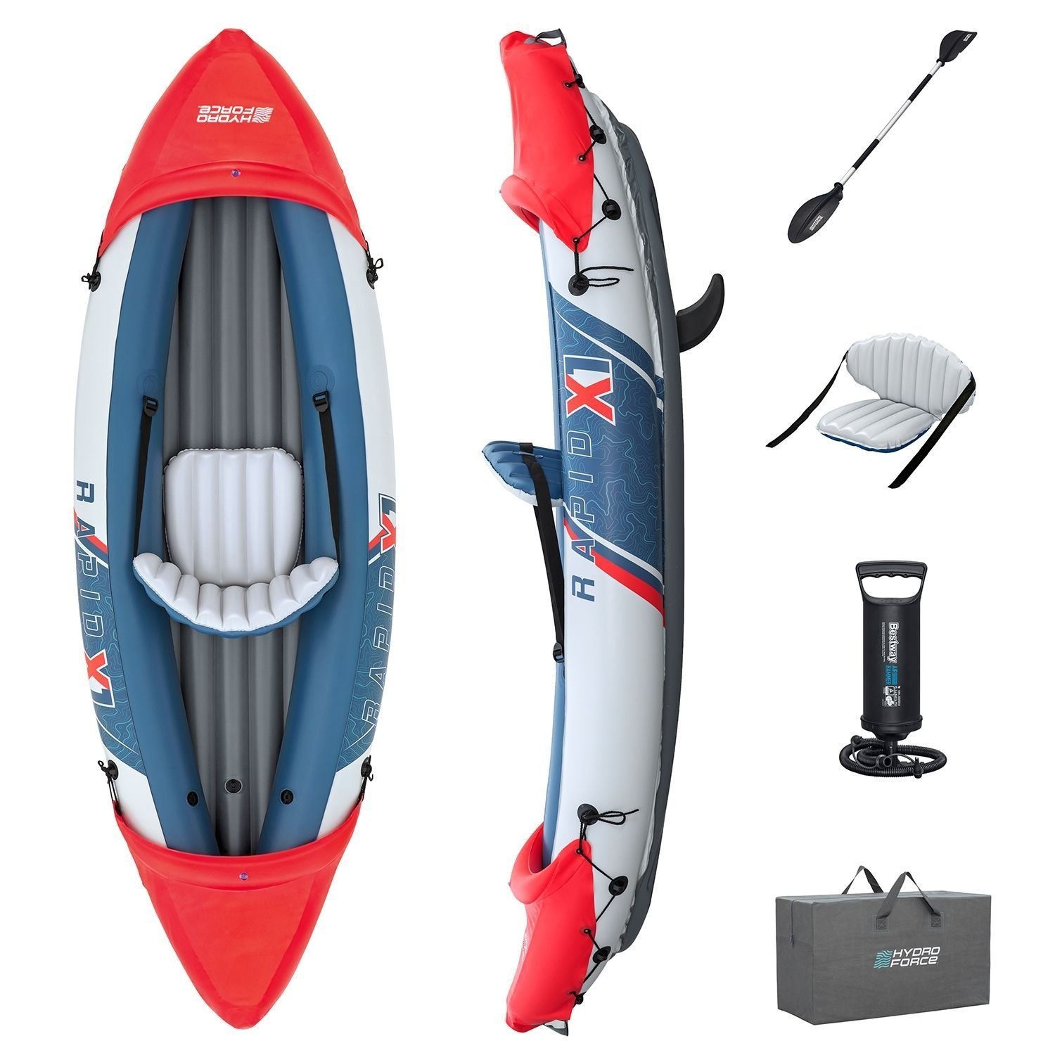 Hydro-Force Rapid X1 Inflatable Kayak Set 2.9m