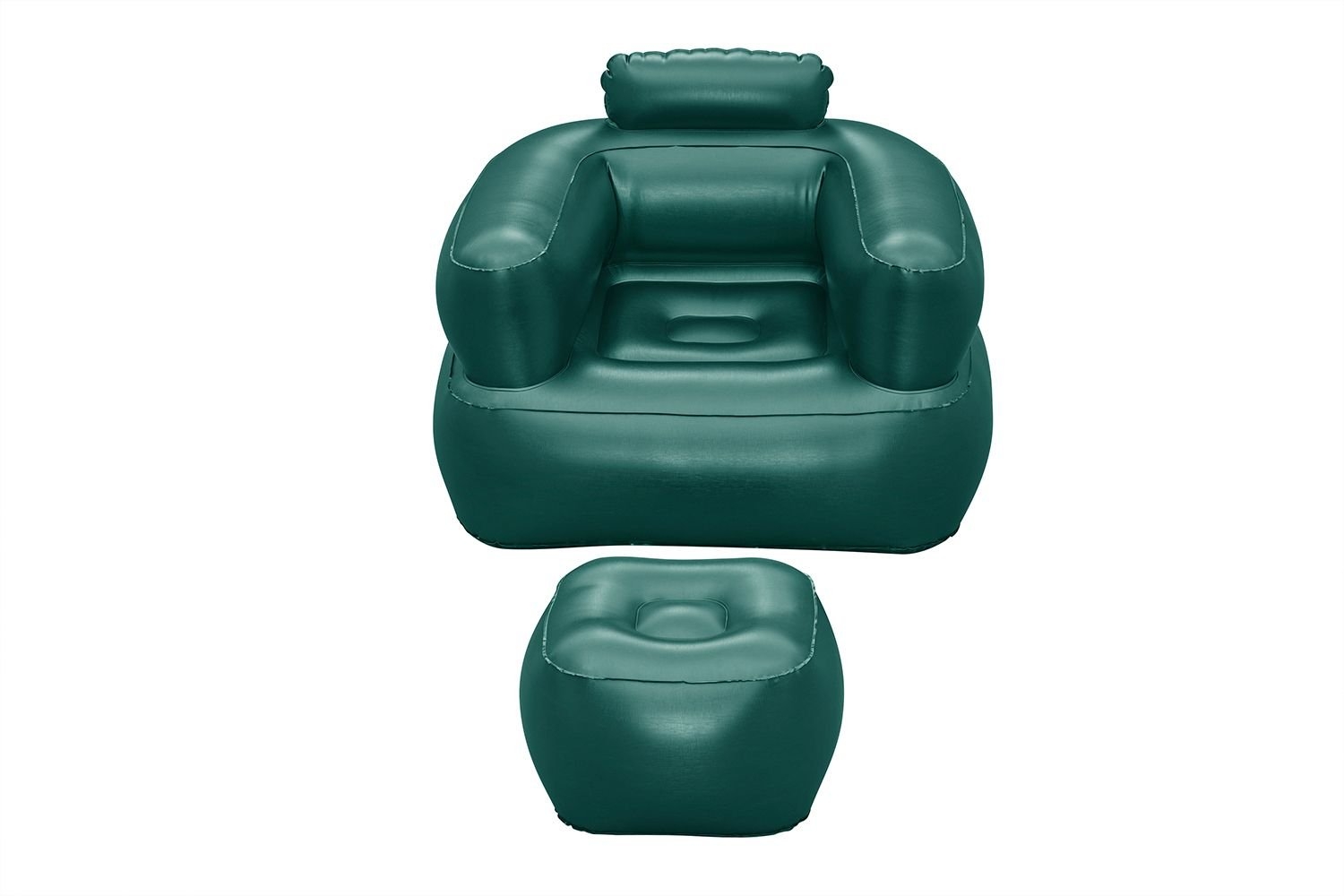 Bestway Comfi Cube Inflatable Lounger Dark Green Chairs