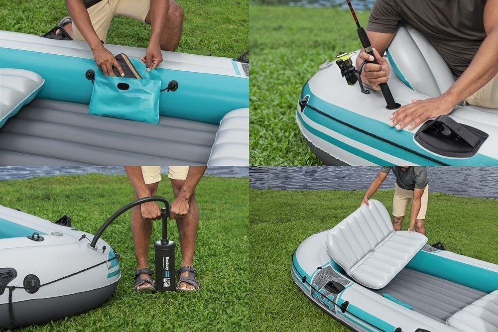 Hydro-Force Adventure Elite X4 Inflatable Raft Set 3.15m