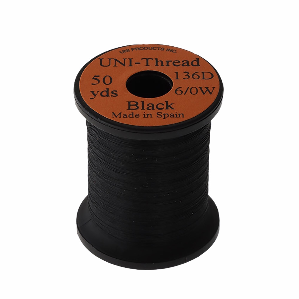 UNI Thread 6/0 50yd Black