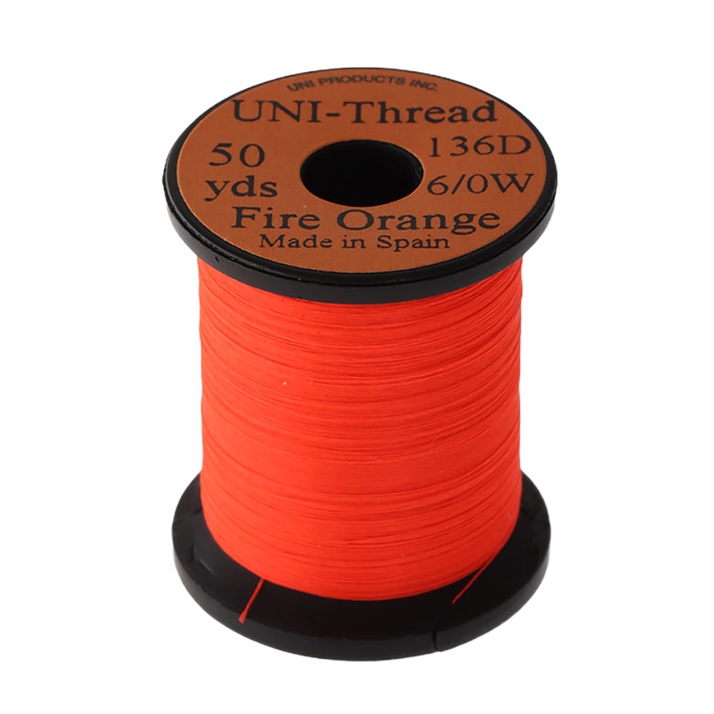 UNI Thread 6/0 50yd Fire Orange
