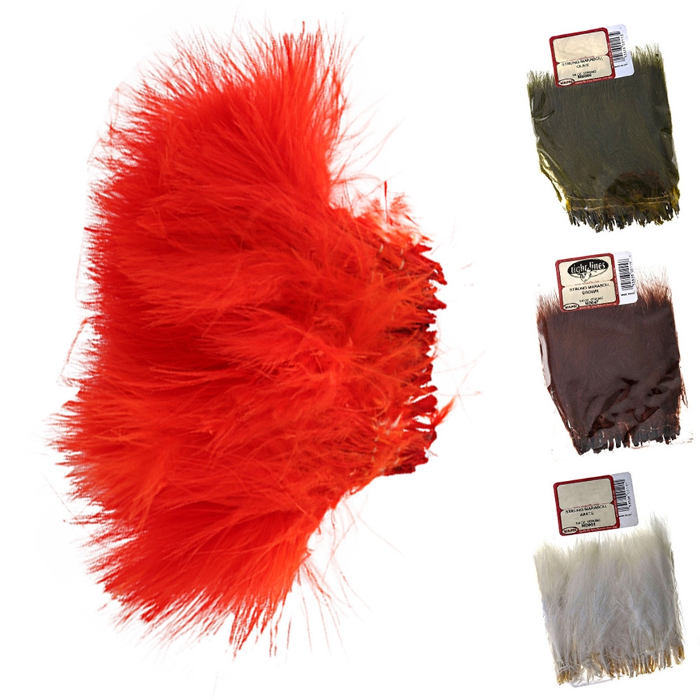 Wapsi Marabou Blood Quill Feather